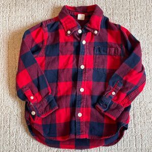 BabyGap Kids Flannel Button Down Shirt 3T